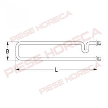 Rezistenta 1500W pentru cuptor pizza Prisma Food, GGF