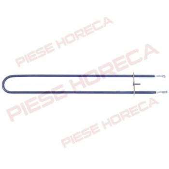 rezistenta electrica toaster Inoksan putere 500W, 230V, 1 circuit, lungime 295mm latime 47mm, lungime flansa 60mm