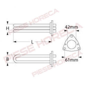 Rezistenta expresor FAEMA COMPACT 1 grup