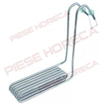 Rezistenta friteuza FAGOR, putere 6000W, alimentare 230V, lungime-380mm, inaltime-355mm, 6 varfuri, coecsiuni electrice cu suruburi M4. Pentru modelele FE9-20, FE9-10, FE910S. Cod catalog producator X183068000, X183021
