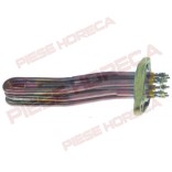 Rezistenta boiler expresor ASTORIA,WEGA, putere 2700W, alimentare 230V, 3grupuri de rezistente, montare pe Ø42mm, distanta intre gaurile de fixare 74mm, lungime 180mm, dimensiuni teaca termostat 6x158mm