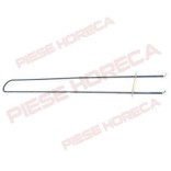 Rezistenta cuptor pizza Moretti, putere 560 W 110 V, lungime 800mm, latime 97mm, lungime flansa 124mm, latime flansa 30mm