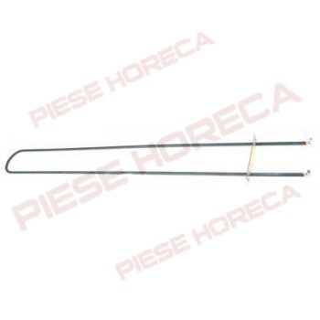 Rezistenta cuptor pizza Moretti, putere 560 W 110 V, lungime 800mm, latime 97mm, lungime flansa 124mm, latime flansa 30mm