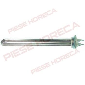 Rezistenta imersibila cu flansa cu filet de M76x2,  3 grupuri, putere 12000W, alimentare 230V, lungime 550mm, conectori electrici cu filet de M6x1.