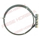 Rezistenta cuptor convectie, putere 2660W, alimentare 230V, 2 grupuri de rezistente, Interior de Ø222mm, exterior de Ø235mm, lungime – 245mm. Pentru GARBIN si SMEG modelele ALFA, cod producator 806890437 