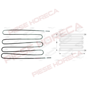 Rezistenta cuptor pizza 2000W, 230V 550mm