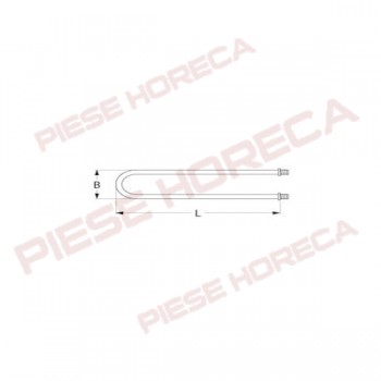 Rezistenta 1650W pentru cuptor pizza MORETTI
