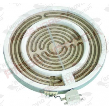 Rezistenta ceramica, diametrul de 300mm, putere 3400W, 2 circuite cu termostat inclus