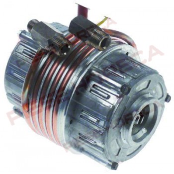 Motor pompa rotativa cu serpentina de racire,RPM, tip C042200, alimentare 230V 50/60Hz, putere 330W, lungime-135mm, latime-110mm, inaltime-110mm, condensator 7µF. Pentru expresoare ASTORIA