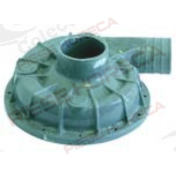 Capac pompa de spalare pentru masina spalat vase. Model FIR, tip B257.1605, diametru exterior 160mm, interior 125mm, intrare de 45mm si iesire de 40mm