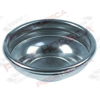 Sita nepresurizata  pentru masina de cafea, espresor, diametrul 70 mm, cantitatea de cafea 7 g, din inox