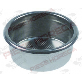 Sita nepresurizata  pentru masina de cafea, espresor, diametrul 70 mm, cantitatea de cafea  21 g, din inox