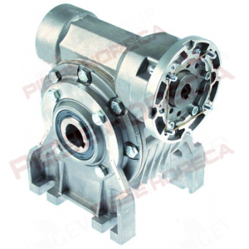 Reductor tip MV63A, diametru flansa de fixare 105mm, ax motor 14mm. Pentru CUPPONE, MORETTI, PIZZA-GROUP