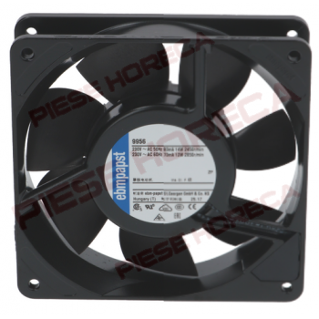 Ventilator axial cu rulment pentru aer cald sau rece, dimensiuni 119x119x25mm, putere 14W