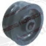 V-belt pulley disc o 75mm 2-fold