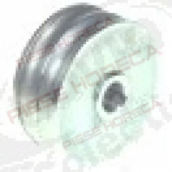 Round belt pulley disc o 70mm 2-fold