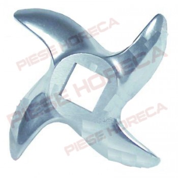 Cutit masina de tocat carne, ENTERPRISE tip 22, cu autoascutire, diametrul exterior- 73mm, laturi patrat de fixare 13x13mm, confectionat din otel inox. Pentru FIMAR, FAMA, SAMMIC, SRIMAN