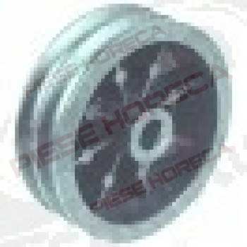 Round belt pulley disc o 96mm shaft intake o 14mm