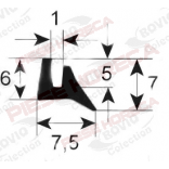 Garnitura usa geam cuptor Krefft,  Kulppersbusch, Rational profil 1270, dimensiuni conform schitei