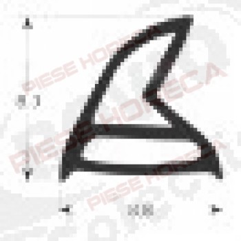 Garnitura usa cuptor profil 2910, 340 x 530 mm, prindere cu carl