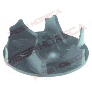 Turbina pompa de spalat MEIKO, pentru pompele FIR,  tip  1276.2530, diametru 75mm