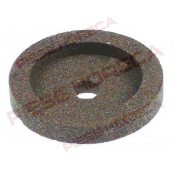 Piatra ascutire disc feliator, granulatie fina, diametrul de 45mm, inaltime 10mm, pentru ax de 8mm  