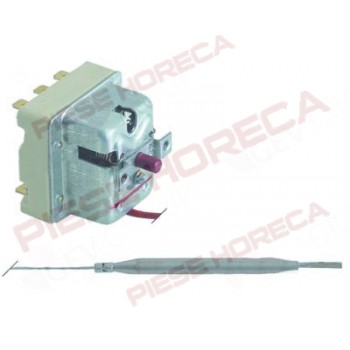 Termostat de siguranta cuptor patiserie GIGA, STAR10, WHIRLPOOL. 350 °C, 3 contacte, 20 A,  ø 6 x 89 mm, capilar 3m