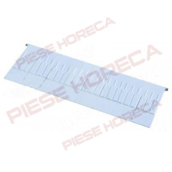 Perdea pentru masina cuburi de gheata, lungime 305mm, latime 115mm, dimensiuni ax 6x323mm.  Pentru ICEMATIC, GIGA, RBA, SCOTSMAN