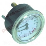 Manometru pentru expresoare, cu scala dubla, presiuni masurabile 0-3/0-15bar, diametrul de montare 63mm. Pentru  San Marco, GRIMAC