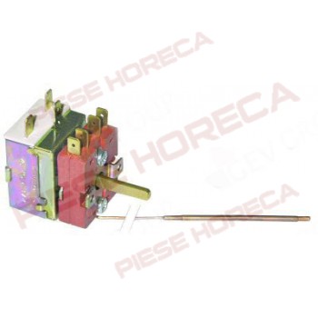 Termostat de lucru pentru  cuptoare,  t.max. 270◦C, 1 pol, 1CO, 15A, ǿ 3,5mmx195mm. Pentru Bertos, Fimar, Sirman