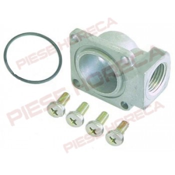 Flansa conectare ¾” cu iesire la 90◦, pentru valva gaz SIT/HONEYWELL model ELETTROSIT/V4400/4600/4605  