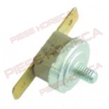 Termostat de siguranta bimetalic,  70◦C 1 pol /16A, fixare cu surub M4, conectori tata de 6,3mm, resetare automata.  Pentru BEZZERA 