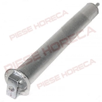 Arzator tubular pentru plita (Fry Tops), Lungime 428mm, diametru de 50mm, flansa de 71mm. Pentru plita AMBACH modelele GUG40 si GUG70