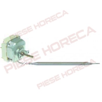 Termostat de lucru pentru friteuza, 3poli (contacte), 16A, temperatura 95-188◦C,lungime capilar 1780mm (izolat 1400mm), dimeniuni senzor 6x117mm. Pentru friteuza THIELMANN modelele FE 2x8, FE16 si KUPPERSBUSCH