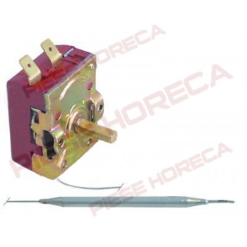 Termostat de lucru, t.max 55◦C, temperatura de lucru 30-55◦C, 1 contact(1NO), 16A, lungime capilar 880mm, dimensiuni senzor 6x105mm. Pentru ROLLER-GRILL
