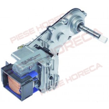 Motoreductor tip 22800-22500, distribuitoare bauturi reci, aparate granita, granitoare, alimentare 230V AC, dimensiuni ax 12/6mm, lungime 230mm.  Pentru UGOLINI.