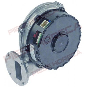 Ventilator arzator pentru cuptor RETIGO, inaltime (H1) de 165mm,lungime (L1)-170mm, distanta intre gaurile de fixare (H2) 46mm, alimentare 230V 50Hz  