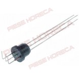 Electrod de nivel pentru boiler cuptor RETIGO , lungime totala 230mm, lungime senzor central 165mm, izolatie senzori 148mm, montare pe diametru de 28mm. Pentru seriile 611, 1011, 1221, 2011 