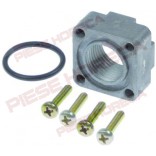 Conector drept pentru valva TANDEM, HONEYWELL, intrare gaz de ½”, dimensiuni 32x32mm, distanta gauri de fixare 24x24mm 