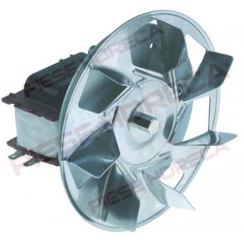 Ventilator aer cald cuptor, producator FIME tip C30R0407, alimentare 220V, putere 30W, diametru turbina 155mm, distanta intre gaurile de fixare(L4) – 87mm. Pentru EMAINOX, GERRINOX 