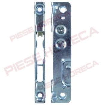 Suport opozabil pentru balama usa  cuptor, montare stanga/dreapta, latime 12mm, distanta intre gaurile de fixare 110mm, este compatibila cu codul 700025. Pentru OLIS, UNOX,ROLLER-GRILL, GARBIN 