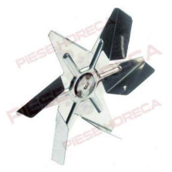 Turbina ventilator cuptor, diametrul de 150mm, fixare pe ax de 6x5mm. Pentru motor ventilator HANNING tip EMB-30-028