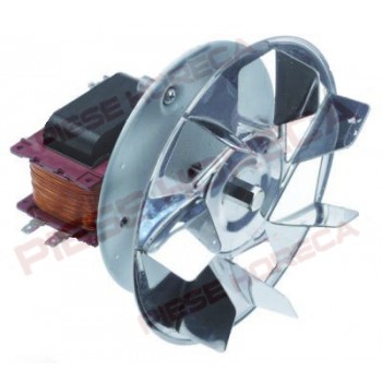 Ventilator aer cald, cuptor, producator FIME tip C30X0L13/05CLH, diametru turbina -154mm, distanta intre flansa de prindere si spatele turbinei ( L2)- 28mm, alimentare 230V, putere 47W. Pentru cuptoare LAINOX, KREFFT