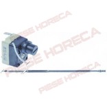 Termostat de siguranta friteuza cu resetare, alimentare 230◦C, 1 contact, 16A, lungime capilar 890mm, dimensiuni senzor 3x155mm. Pentru Bertos, CF-Cenedese, VEGA, FIMAR, ELETTROBAR 