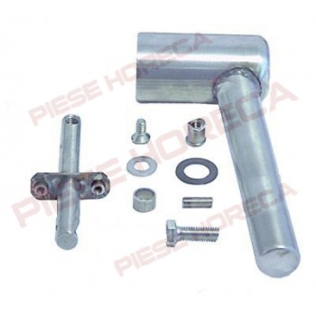 Sistem de inchidere usa cuptor Lainox, Mareno, lungime 155m, latime 75mm, diametru maner 40mm, material inox, distanta de montare 30mm