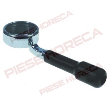 Portafiltru fara fund pentru expresor GAGGIA, montare pe Ø79mm, cu 2 urechi de fixare. Se livreaza complet inclusiv sita 