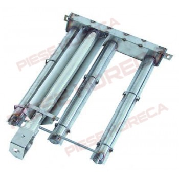 Arzator gratar roca vulcanica OLIS, lungime -450mm, latime 280mm, inaltime 65mm. Pentru modelele 72-02PLG,72/02PLG,  72-02TPLG, 72/02TPLG, 74-02PLG, 74/02PLG, 74-02TPLG, 74PL-G,  74TPLG, 78PL-G, 78TPLG, 7GL-G400..800.Cod producator 2519250 