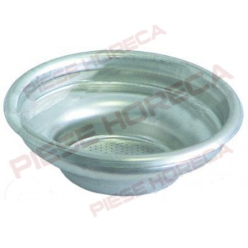 Sita portafiltru nepresurizata diametrul exterior ø68mm montare pe ø59 5mm inaltime de 22mm capacitate 7gr pentru expresor La Cimbali