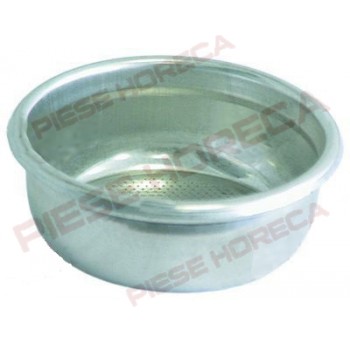 Sita portafiltru nepresurizata diametrul exterior Ø68mm, montare pe Ø60mm, inaltime de 25mm, capacitate(1cupa) 14gr. Pentru expresor La Cimbali