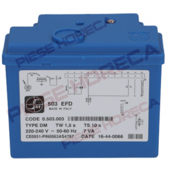 Modul electronic, centralina de aprindere si control al flacarii, producator SIT tip 503EFD, 0.503.003 